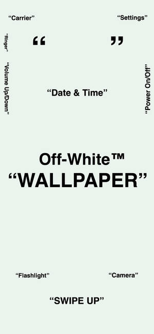 Обои Off White для iPhone — iPhone 18 Pro Обои