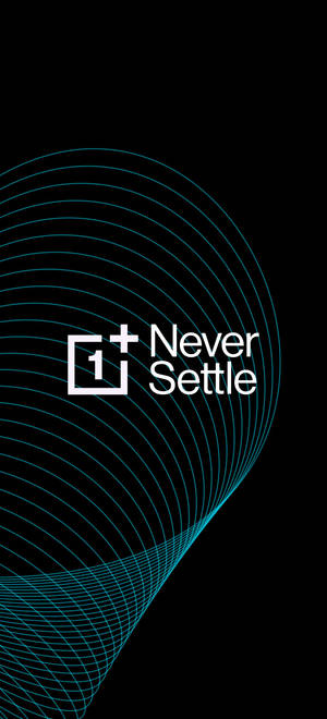 Обои Oneplus Never Settle Line Cylinder — iPhone 14 Plus Обои