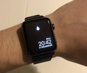 Обои Apple Watch с интерфейсом в виде висящей лампочки — Apple Watch Обои