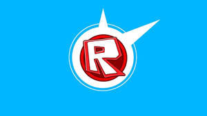 Простые HD-обои логотипа Roblox.