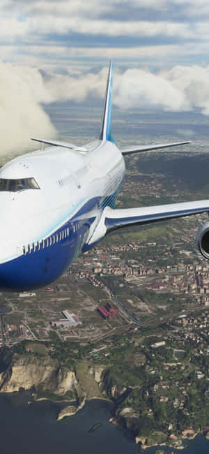 Фон iPhone XS Microsoft Flight Simulator — Galaxy A56 Обои