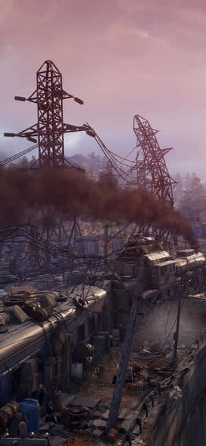Iphone X Metro Exodus Background — iPhone 12 mini Обои
