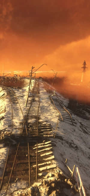 Iphone X Metro Exodus Background — Зима Обои