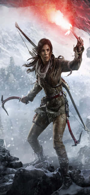 Iphone Xs Max Rise Of The Tomb Raider Background — iPhone 15 Plus Обои