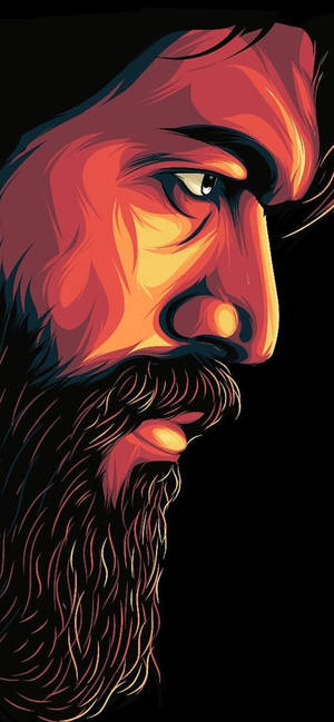 К.Г.Ф 2 Яш Лицо Арт — iPhone 16 Обои