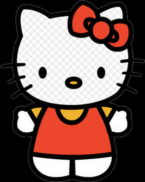 Прозрачный PNG-клипарт Hello Kitty - Hello Kitty в красном платье, скачать PNG — Хелло китти гиф Обои