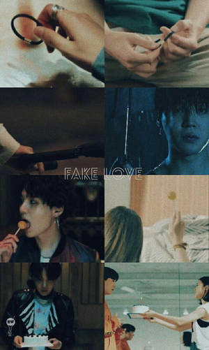 Коллаж BTS Fake Love — Bts Обои