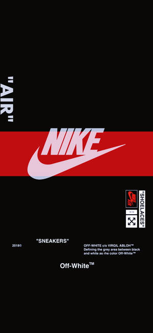 Красная полоса Nike iPhone логотип — iPhone 14 Обои