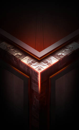 Красные обои с логотипом Asus ROG — Galaxy Tab S10 Ultra Обои