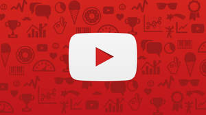 Красный фон YouTube