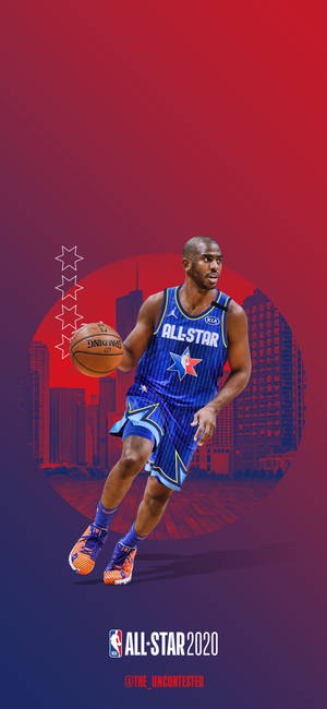 Крис Пол all-star форма обои — iPhone 15 Plus Обои