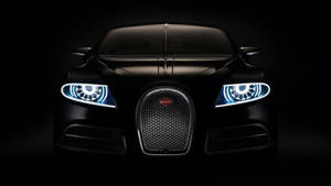 Обои с крутой черной Bugatti — Машины Обои