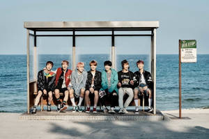 Крутой ноутбук BTS Весенний день