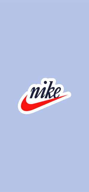 Синий Логотип Nike — iPhone 17 Обои