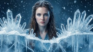 Обои Сейдж создает ледяной барьер со снежинками