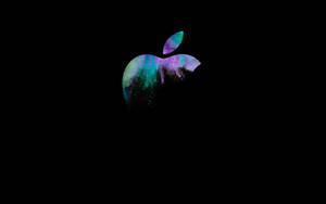 Абстрактная краска в стиле спрей-арт логотипа Apple для обоев MacBook Pro. — MacBook Pro Обои