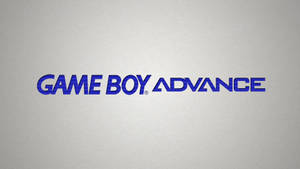 Обои с логотипом Game Boy Advance