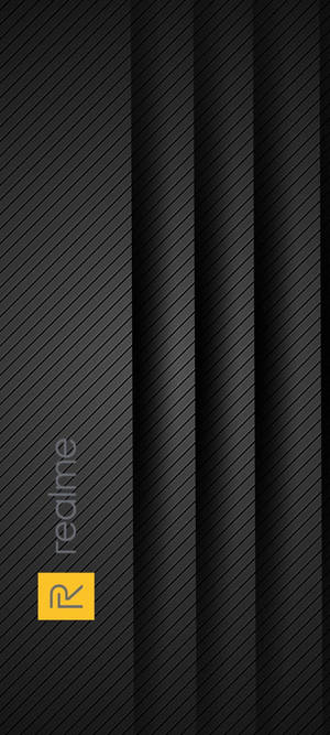Логотип Realme с параллельными линиями — Realme Обои