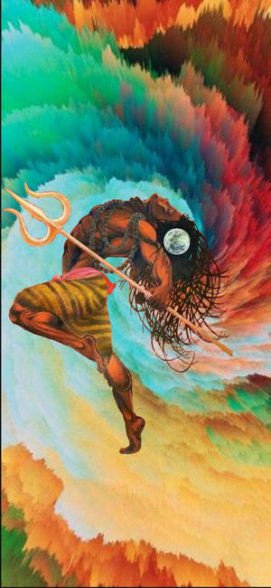 Mahakal Moon Art — Galaxy S22 Ultra Обои