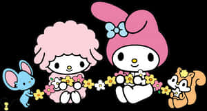 Http Www Co Images My Melody Risu - Hello Kitty And Friends Png, Transparent Png — Любовь эстетика гиф Обои