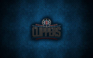 Обои с металлическим фоном Los Angeles Clippers — Низкая контрастность Обои