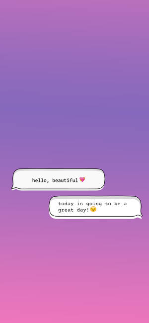 Милый Instagram Разговор — iPhone 13 Pro Обои