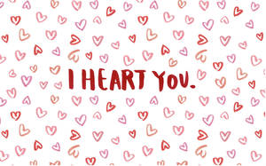 Милый эстетичный I Heart You для компьютера
