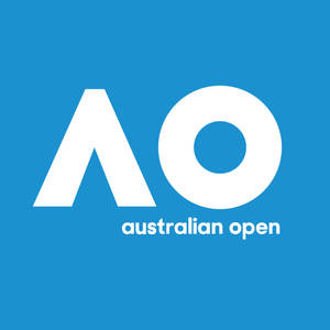 Обои с минималистичным логотипом Australian Open — 1:1 Обои