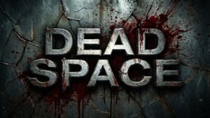 Культовый логотип Dead Space с мрачной текстурой в стиле хоррор.