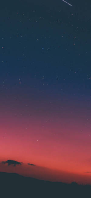 1125x2436 Ночное небо, закат, розовый, природа, обои iPhone X. iPhone X — iPhone X Обои