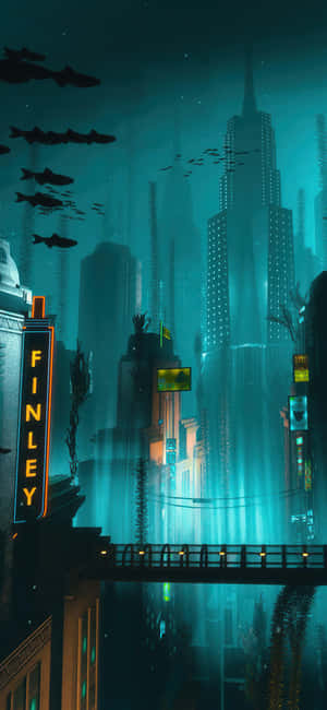 4K Bioshock iPhone — iPhone 15 Pro Обои