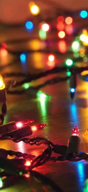 Christmas Lights Tumblr Cute — Redmi Note 14S Обои