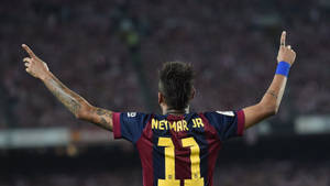 Неймар 4K футболка с номером 11