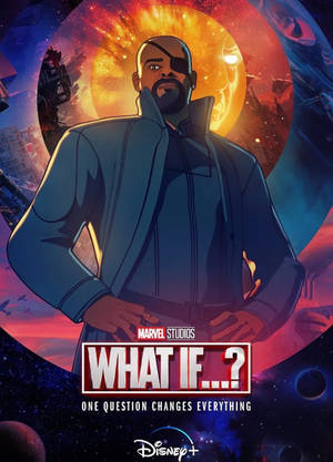 Обои с Ником Фьюри из Marvel «Что, если…?» — OnePlus Pad Обои