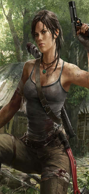 Фон Iphone Xs Max Rise Of The Tomb Raider — Galaxy S25 Обои