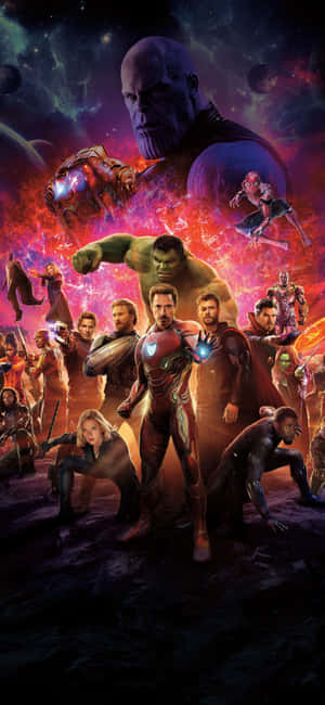 Iphone Xs Marvel's Avengers фон — Xiaomi 14 Обои