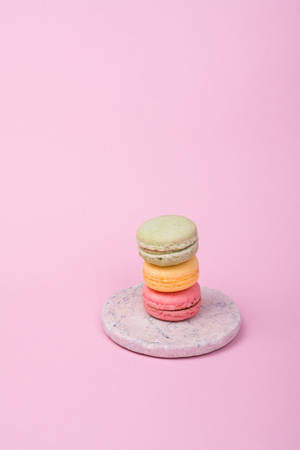 Пастельные розовые макаруны для iPhone — Пастельный айфон Обои