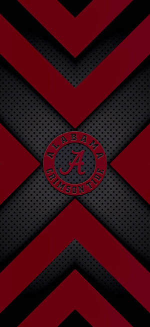 Обои с перфорированным Alabama Crimson Tide — iPhone Xs Обои