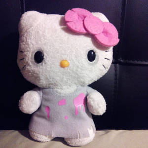 Обои с плюшевой Хеллоу Китти на Хэллоуин — Hello Kitty Хэллоуин Обои