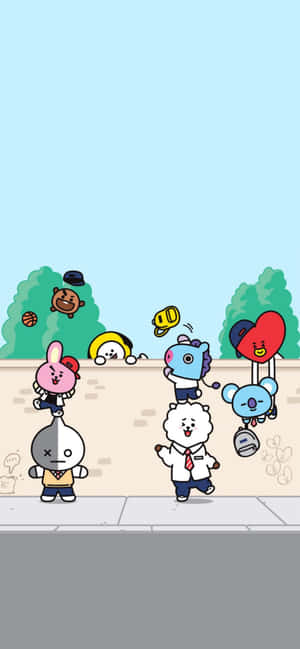 Картинки BT21 — Realme Note Обои