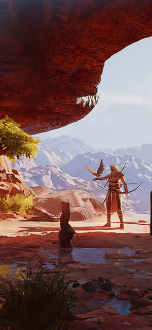 Фон iPhone X Assassin's Creed Origins — POCO C85 Обои