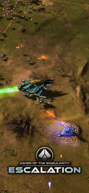 iPhone X Ashes Of The Singularity Escalation Обои — 19.5:9 Обои