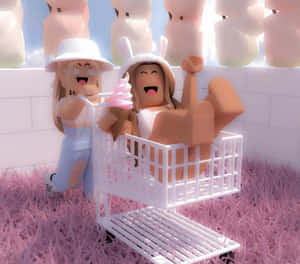 Погрузитесь в мир эстетических чудес с Roblox — Эстетичный Roblox Обои