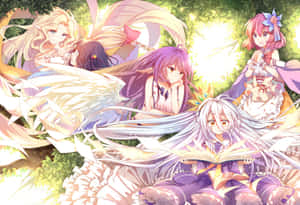 Фон No Game No Life — 游戏人生 Обои