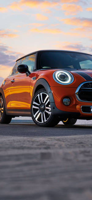Обои с портретом Mini Cooper — iPhone 12 Pro Обои
