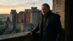 Варис размышляет о будущем, стоя на балконе — Игра престолов 8 сезон Обои