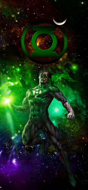 Постер Green Lantern The Animated Series с галактикой — Oppo A6t Pro Обои
