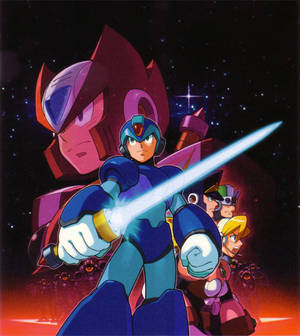 Постер игры Mega Man Xtreme 2 обои — Tecno Phantom V Fold2 Обои