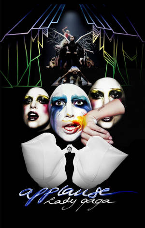 Обои с постером Lady Gaga Applause — Redmi Pad Обои
