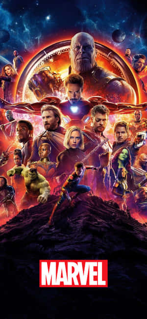 Фон Marvel для iPhone XS — Vivo T5 Обои